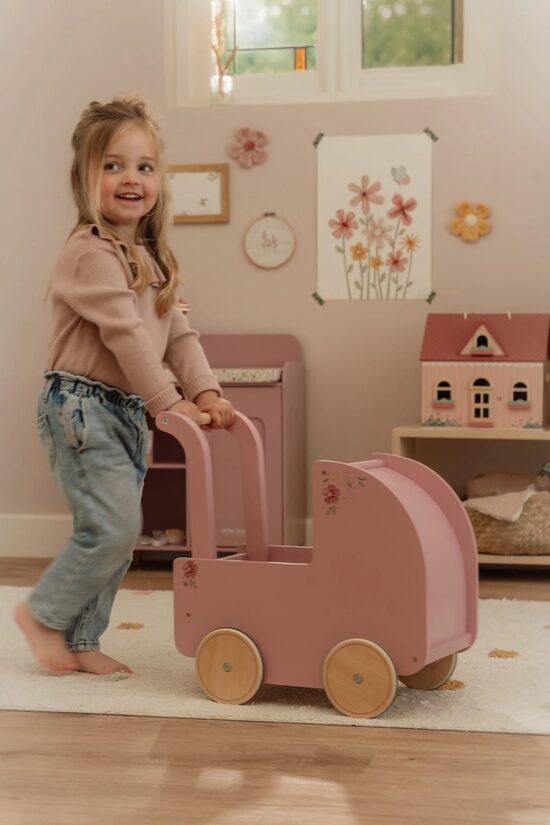 Little Dutch Wooden Doll Pram FSC 2519